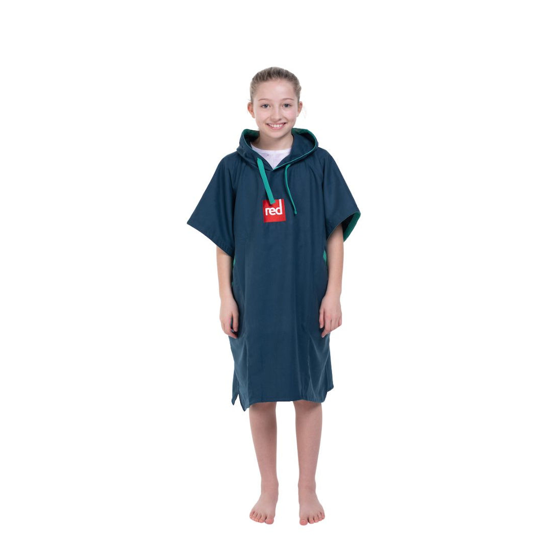 Studio Photo of Red Original Kids Quick Dry Poncho