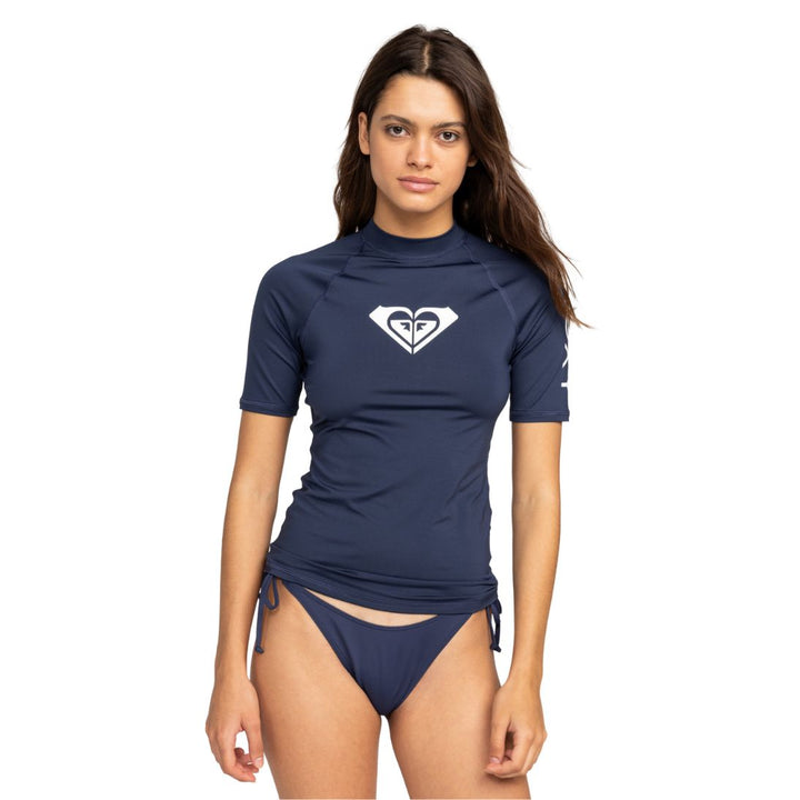 Roxy Womens Whole Hearted Short Sleeve Rash Vest