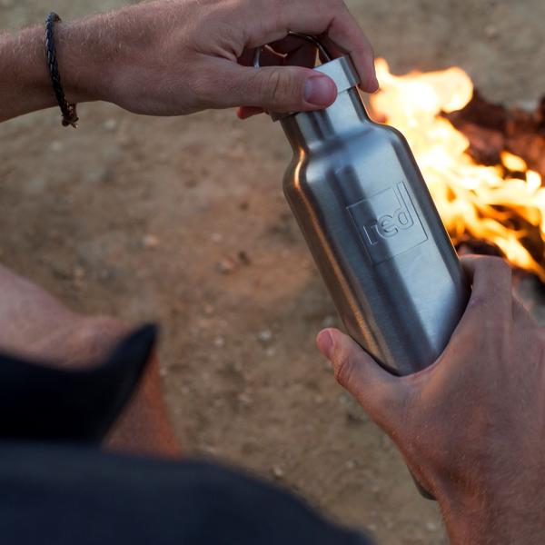 Rote Original Trinkflasche aus Edelstahl - 750ml