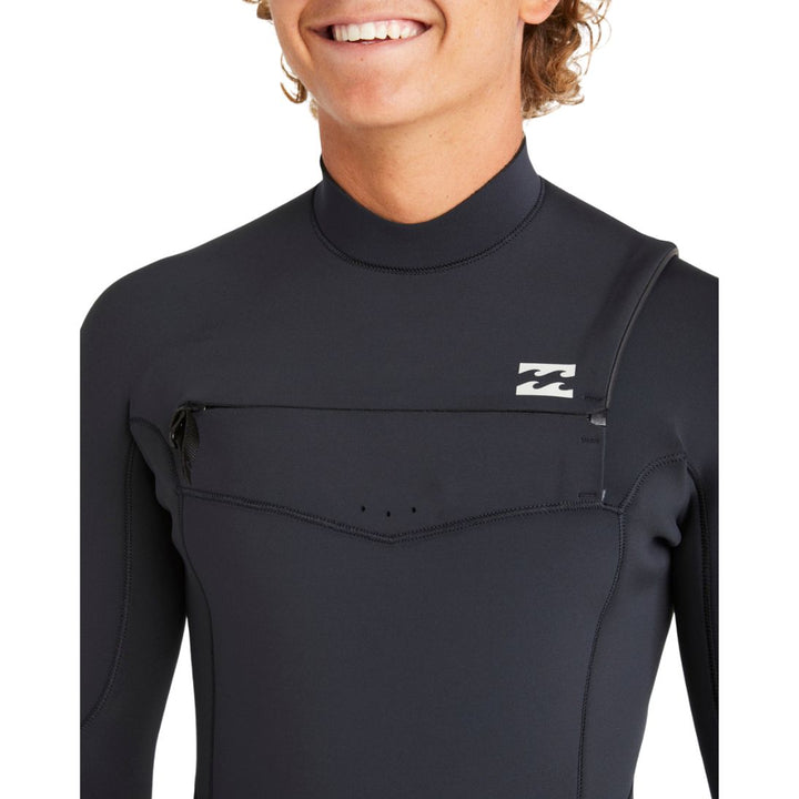 Billabong Mens Absolute Natural 3/2mm Chest Zip Neoprenfreier Anzug