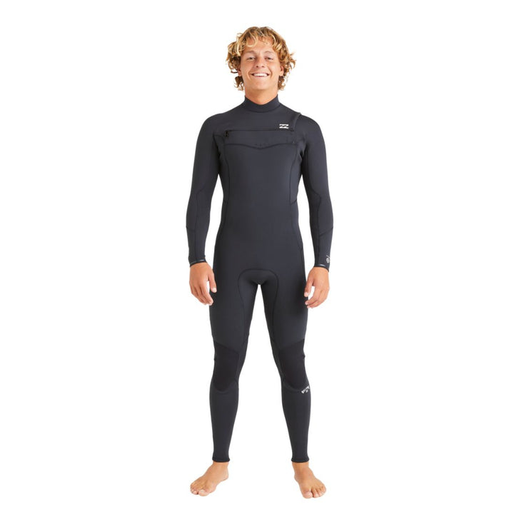 Billabong Mens Absolute Natural 3/2mm Chest Zip Neoprenfreier Anzug