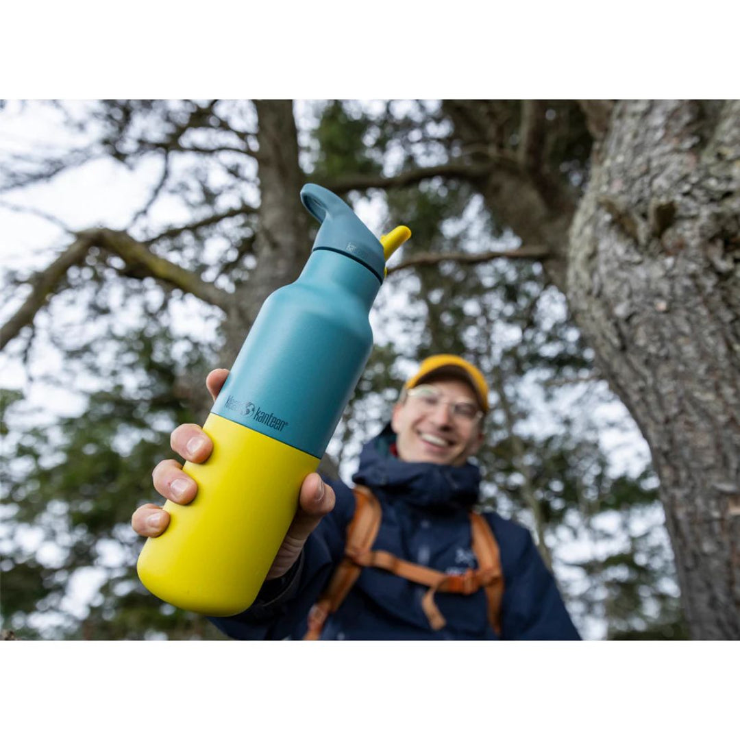 Klean Kanteen Rise Insulated Water Bottle 473ml with Flip Seal Lid