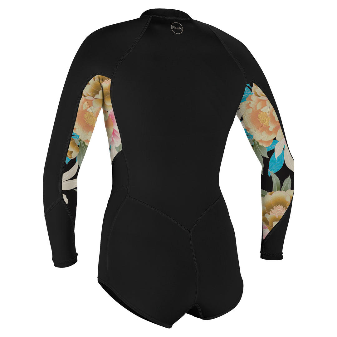 O'Neill Damen Bahia 2/1 mm langärmliger Shorty-Neoprenanzug