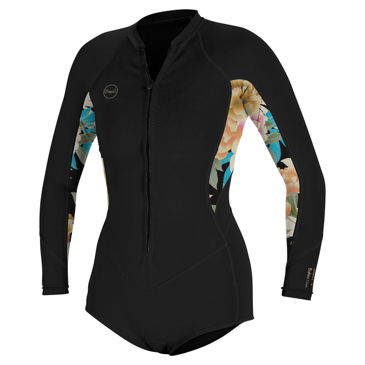 O'Neill Damen Bahia 2/1 mm langärmliger Shorty-Neoprenanzug