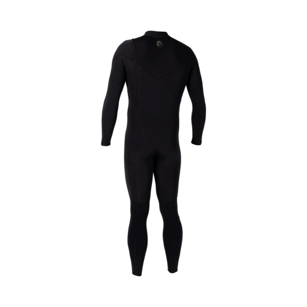Black wetsuit on a white background