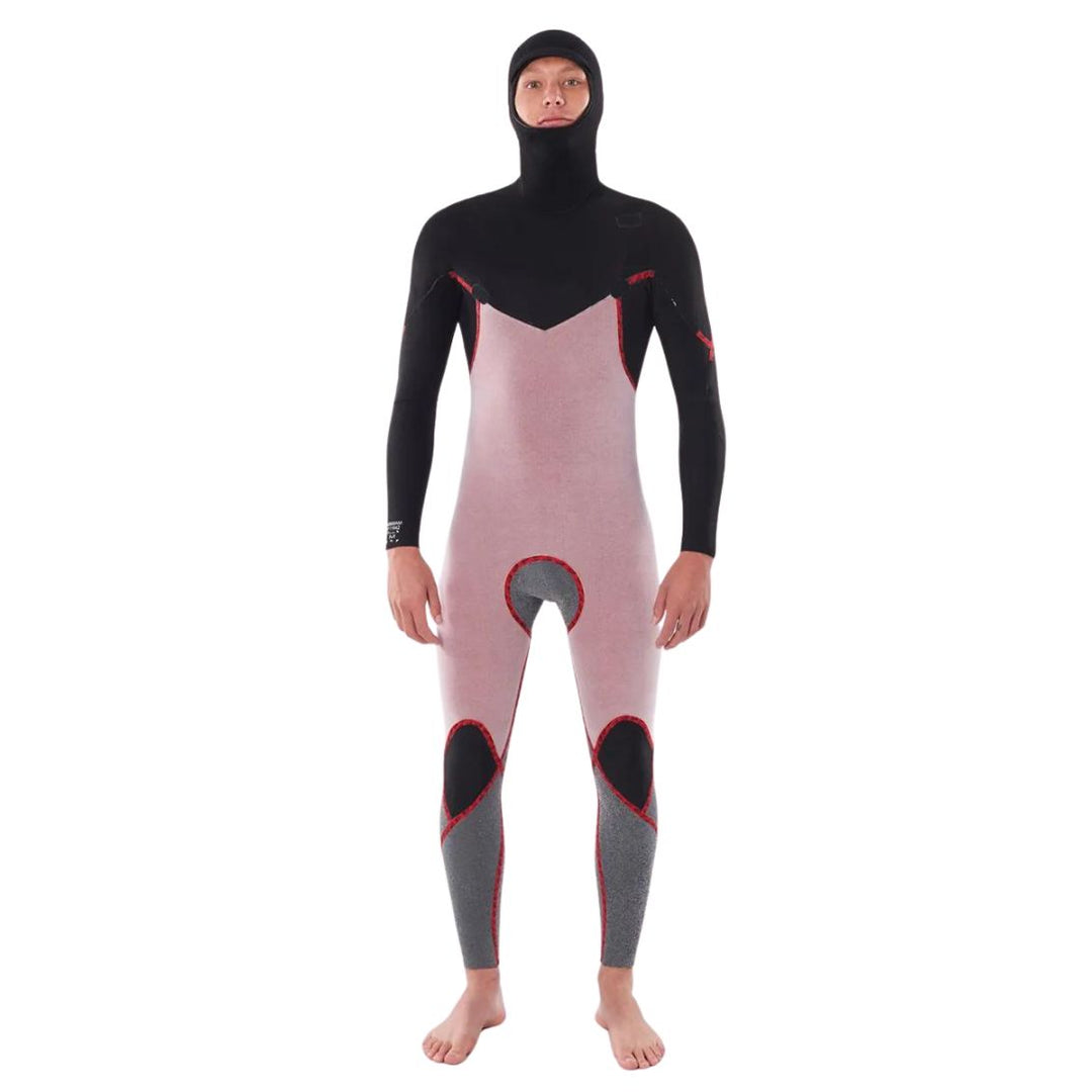 Rip Curl Mens Dawn Patrol 6/4mm Chest Zip Hooded Wetsuit