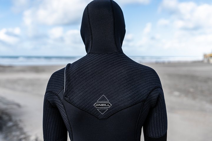 O'Neill Hyperfreak 5/4+mm Kids Hooded Wetsuit - Chest Zip