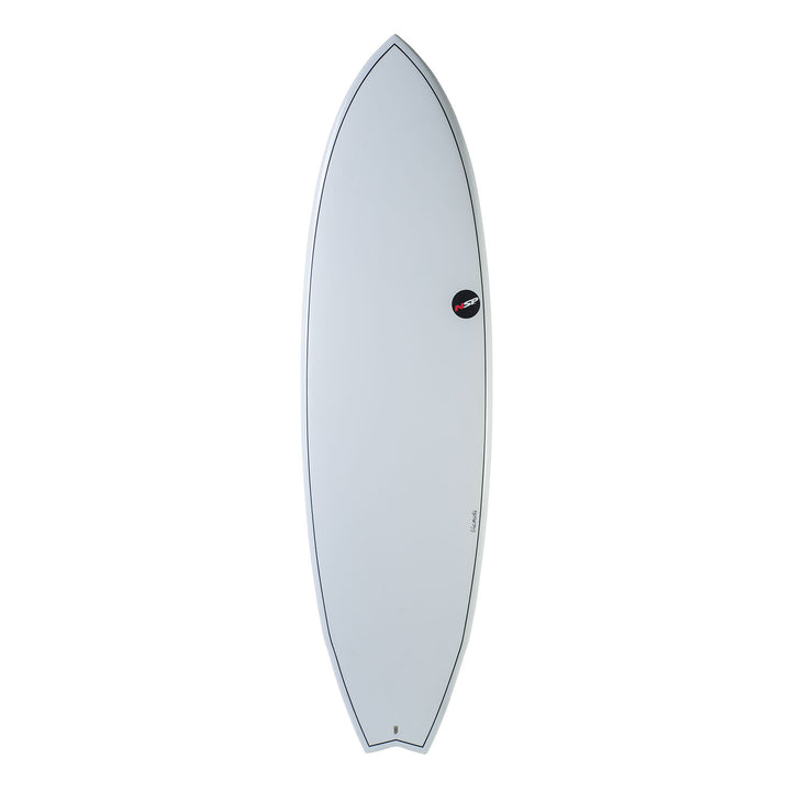 NSP Elements HDT Fish Surfbrett 6 Fuß 4 Zoll Weiß