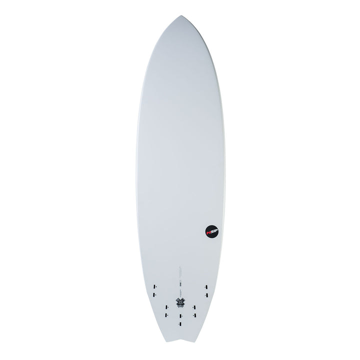 NSP Elements HDT Fish Surfbrett 6 Fuß 4 Zoll Weiß