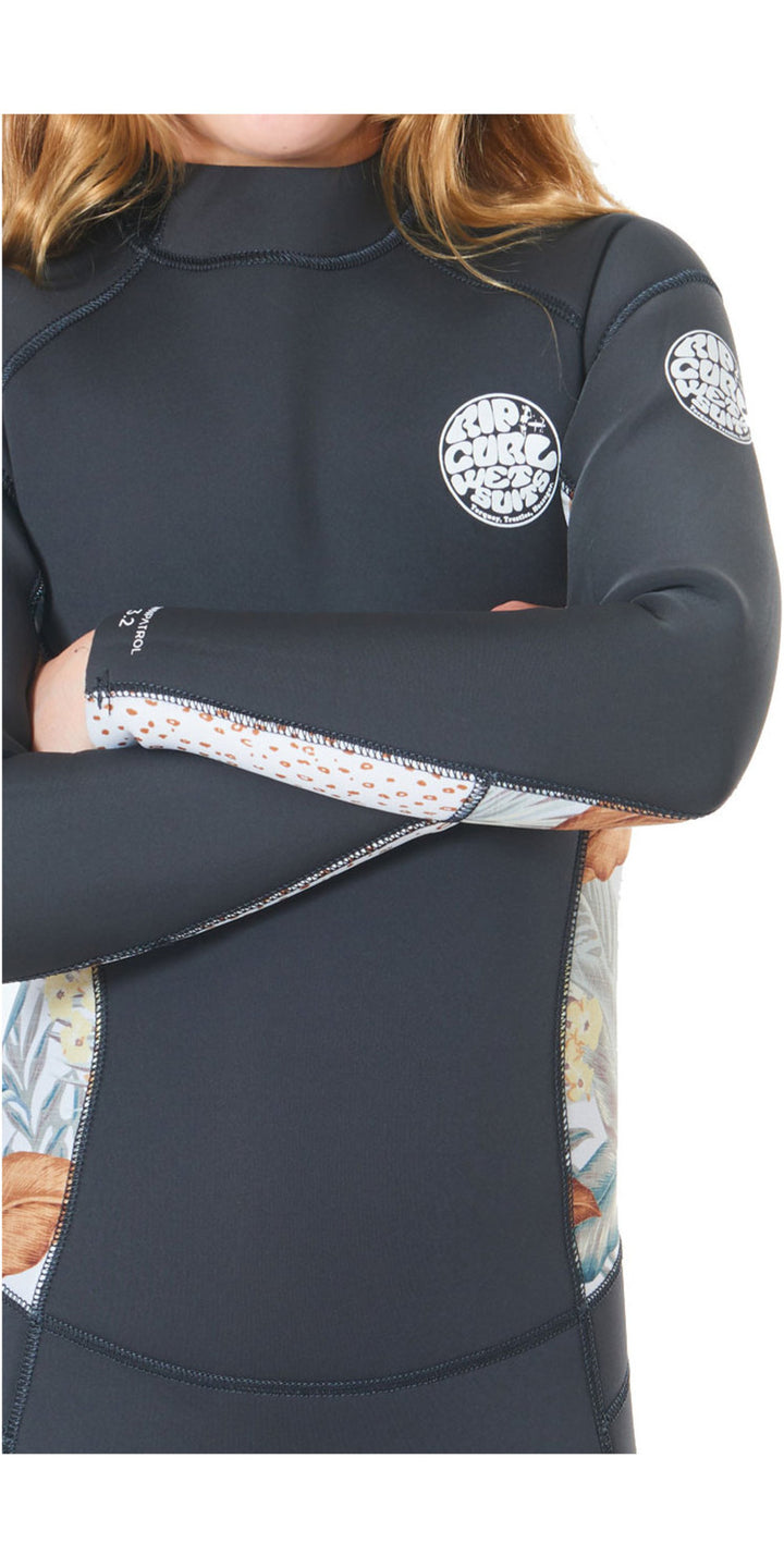Rip Curl Mädchen Dawn Patrol 5/3 mm Neoprenanzug mit Rückenreißverschluss