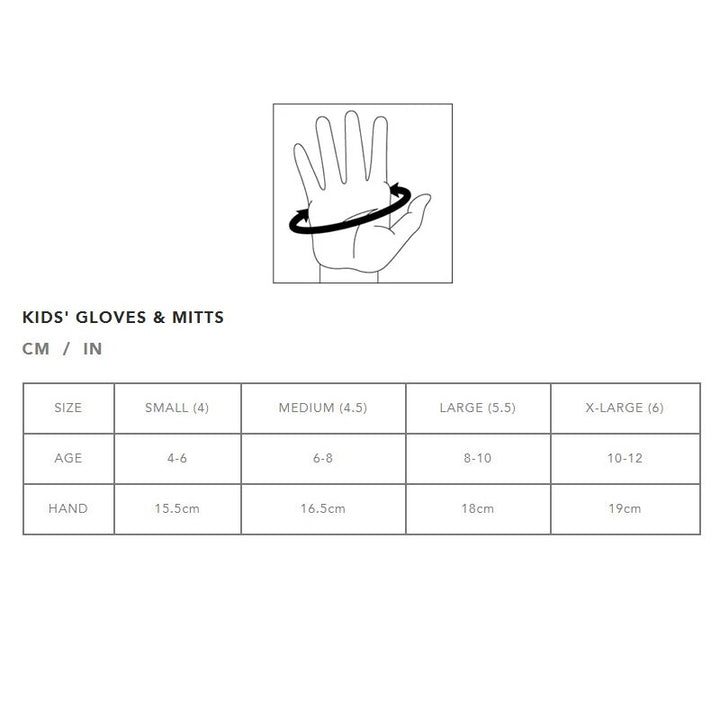 Dakine Kinder Storm Ski Liner Handschuhe