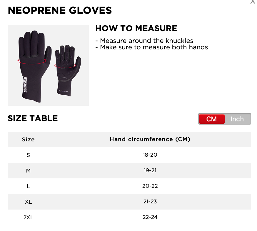 Jobe 2,5 mm Neoprenanzug-Handschuhe