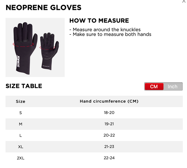 Jobe 2,5 mm Neoprenanzug-Handschuhe