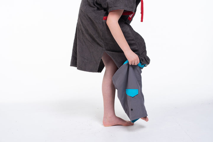 Roter Original Kinder Frottee Poncho