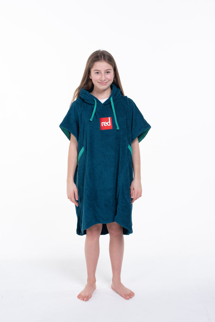 Roter Original Kinder Frottee Poncho
