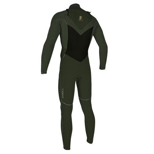 O'Neill Mens Mutant Legend 5/4mm Chest Zip Wetsuit with detachable hood