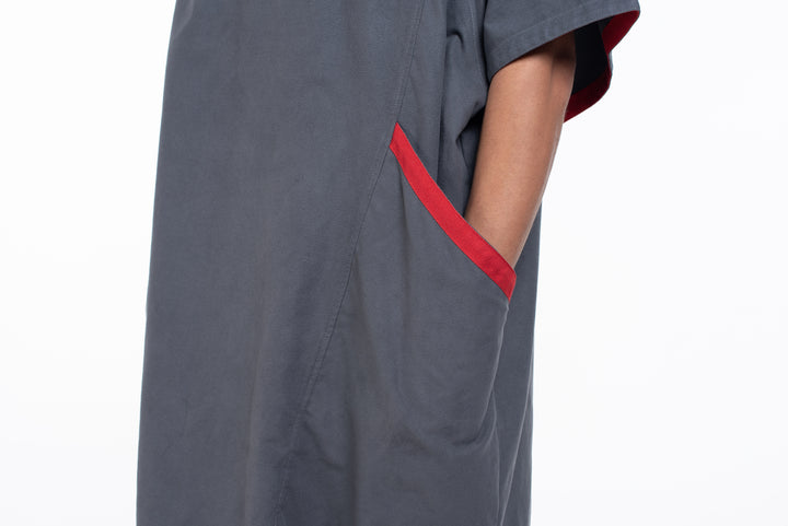 Rotes Original schnell trocknendes Poncho-Handtuch